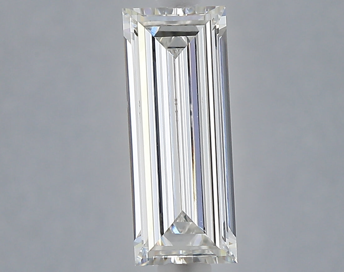 1.04 carat baguette lab grown diamond E color VS2 clarity