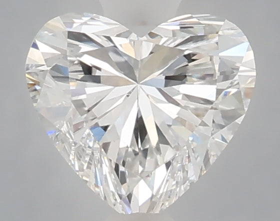1.06 carat heart lab grown diamond E color VS1 clarity