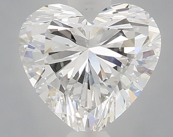 1.07 carat heart lab grown diamond E color VVS2 clarity
