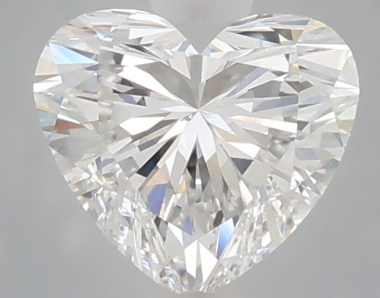 1.06 carat heart lab grown diamond E color VVS2 clarity
