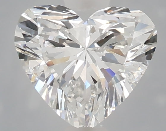 1.04 carat heart lab grown diamond E color VS1 clarity