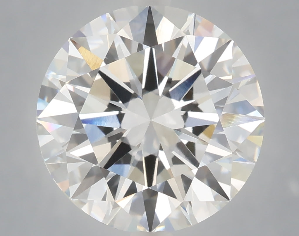 6.02 carat round lab grown diamond E color VVS2 clarity