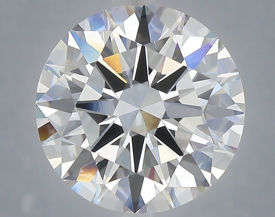 6.06 carat round lab grown diamond E color VS1 clarity