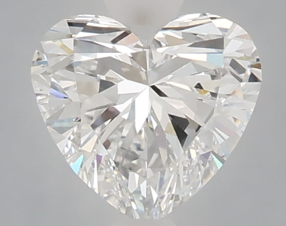 1.04 carat heart lab grown diamond D color VVS2 clarity