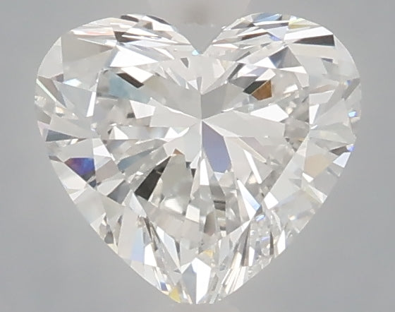 1.05 carat heart lab grown diamond E color VVS2 clarity