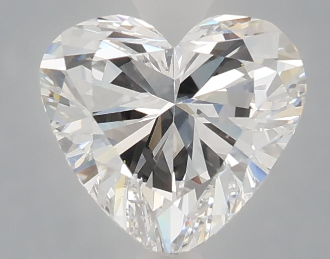 1.60 carat heart lab grown diamond D color VVS2 clarity