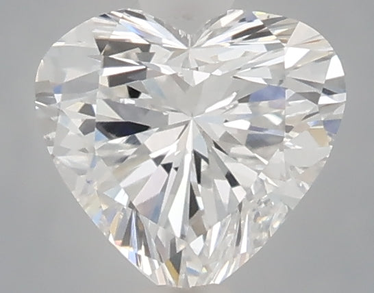 1.02 carat heart lab grown diamond E color VVS2 clarity