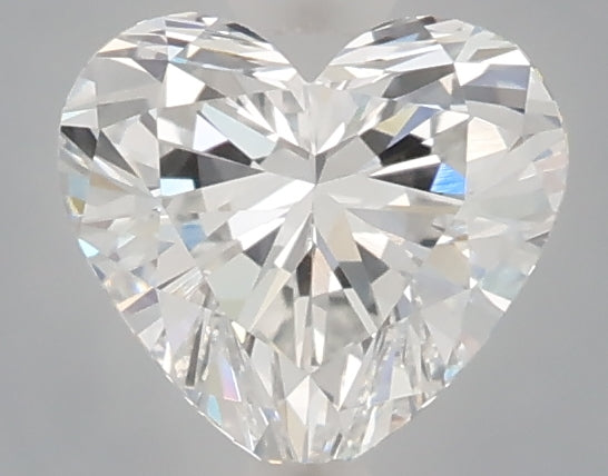 1.03 carat heart lab grown diamond E color VVS2 clarity