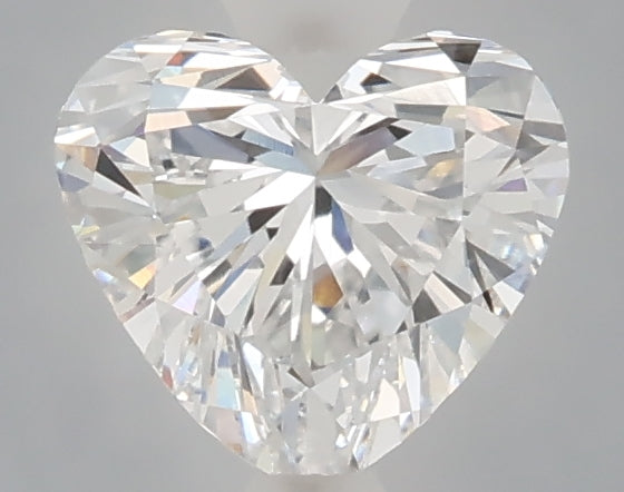 1.04 carat heart lab grown diamond D color VVS2 clarity
