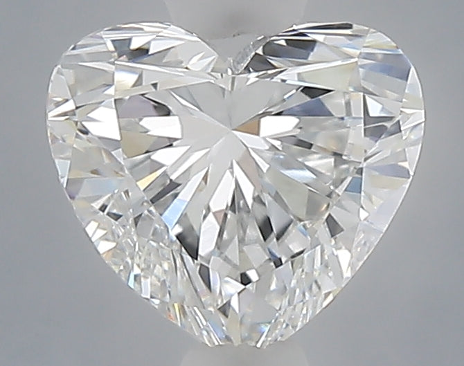 1.01 carat heart lab grown diamond E color VVS2 clarity