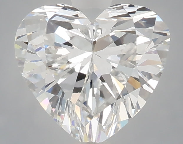 1.56 carat heart lab grown diamond D color VVS2 clarity