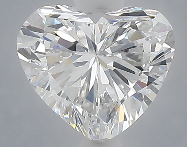 1.50 carat heart lab grown diamond E color VVS2 clarity