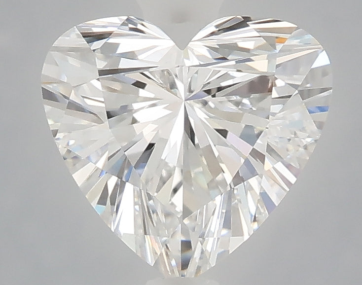 2.10 carat heart lab grown diamond E color VVS2 clarity