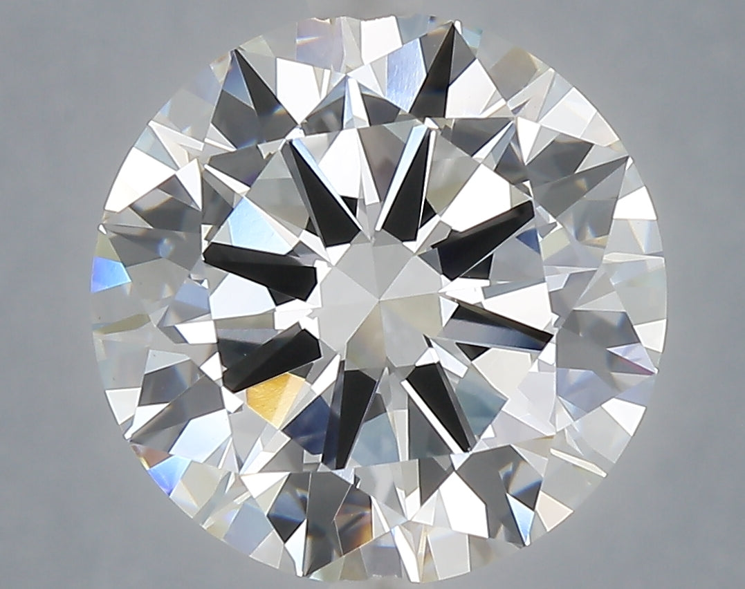 6.00 carat round lab grown diamond F color VVS2 clarity