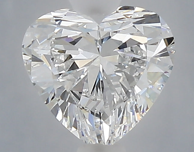 1.07 carat heart lab grown diamond E color VVS2 clarity