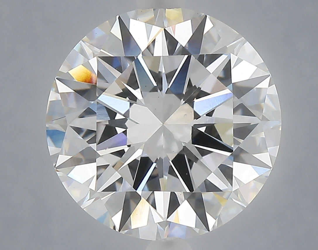 6.00 carat round lab grown diamond F color VS1 clarity
