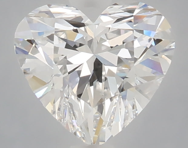 1.59 carat heart lab grown diamond E color VVS2 clarity