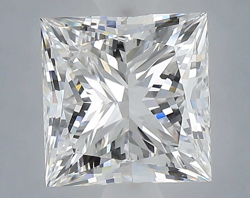 2.50 carat princess lab grown diamond D color VS1 clarity