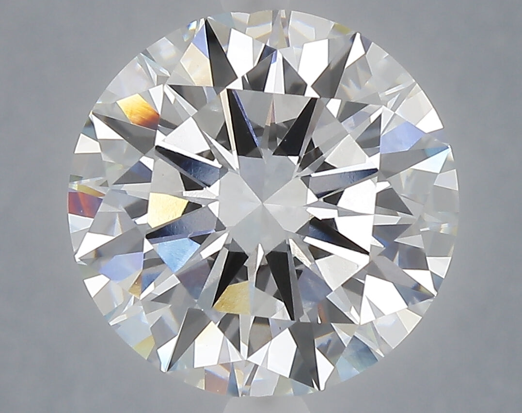 6.01 carat round lab grown diamond E color VS1 clarity