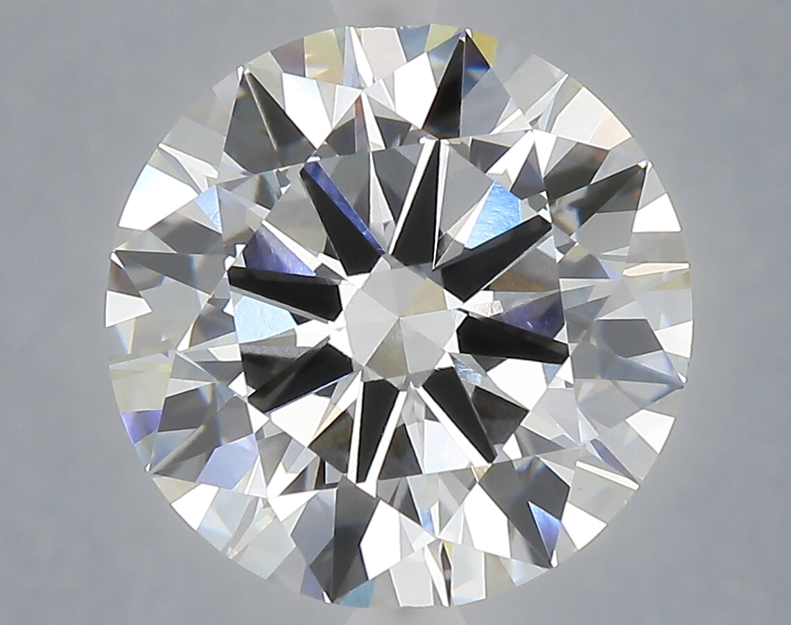 7.01 carat round lab grown diamond F color VVS1 clarity