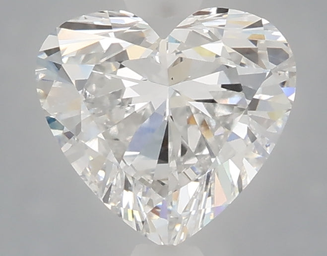 1.51 carat heart lab grown diamond E color VS1 clarity