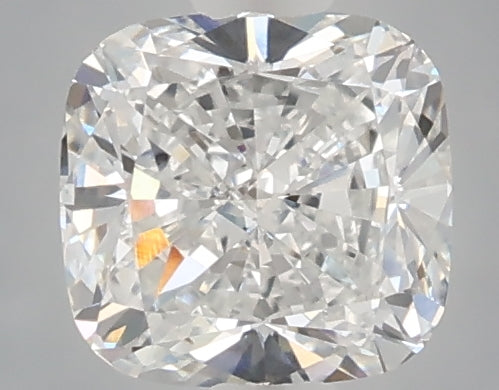1.06 carat cushion lab grown diamond E color VVS2 clarity