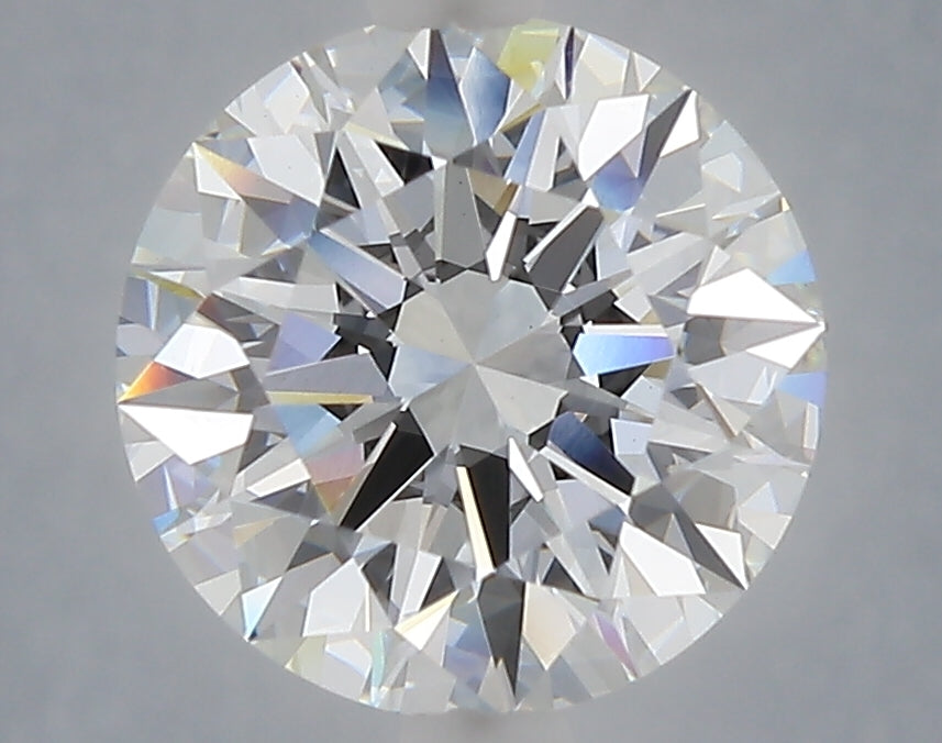 3.09 carat round lab grown diamond E color VS1 clarity