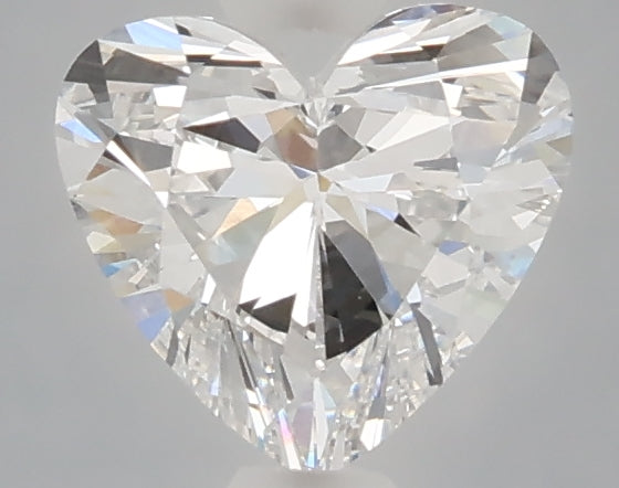 1.06 carat heart lab grown diamond D color VVS2 clarity