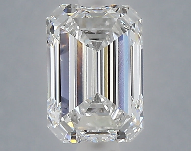 1.52 carat emerald lab grown diamond E color VVS2 clarity