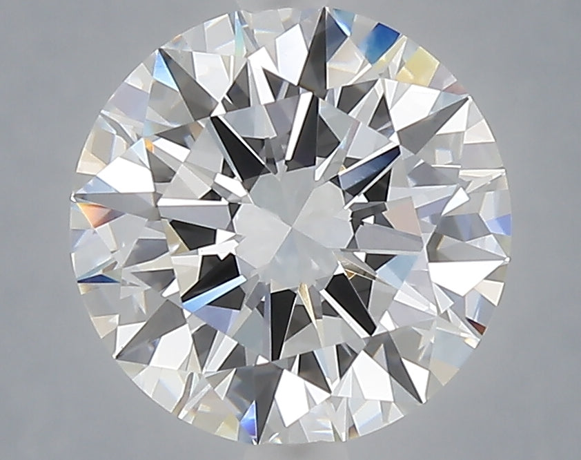3.00 carat round lab grown diamond E color VVS2 clarity