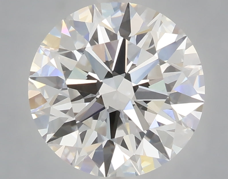 3.09 carat round lab grown diamond E color VVS2 clarity