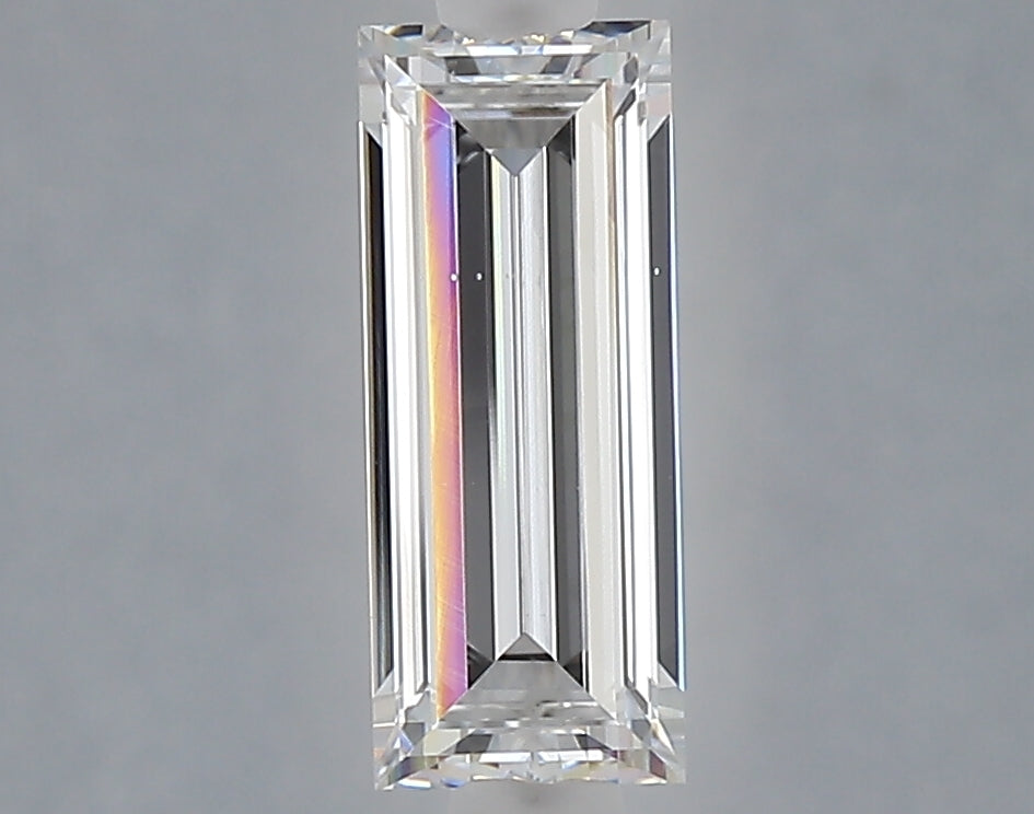 1.03 carat baguette lab grown diamond E color VS1 clarity