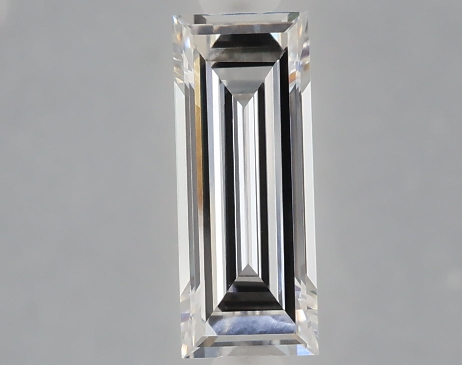 1.04 carat baguette lab grown diamond E color VVS2 clarity