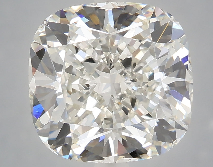 5.04 carat cushion lab grown diamond G color VS1 clarity