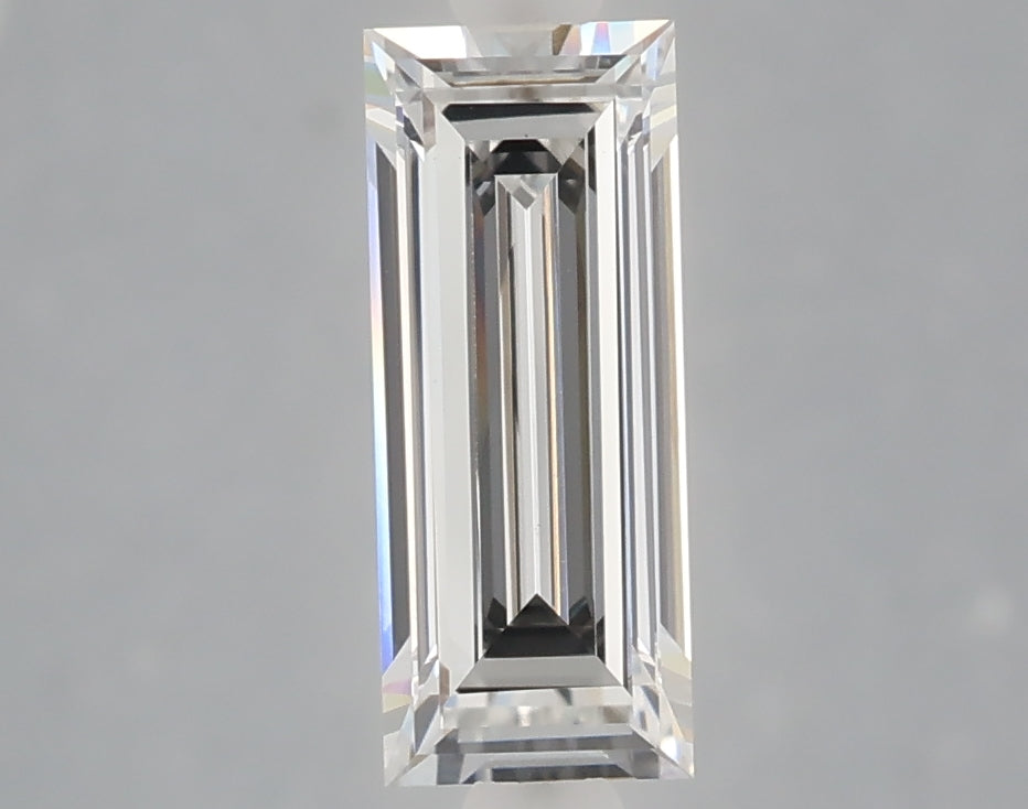 1.05 carat baguette lab grown diamond E color VVS2 clarity