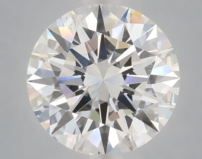 3.05 carat round lab grown diamond E color VS1 clarity