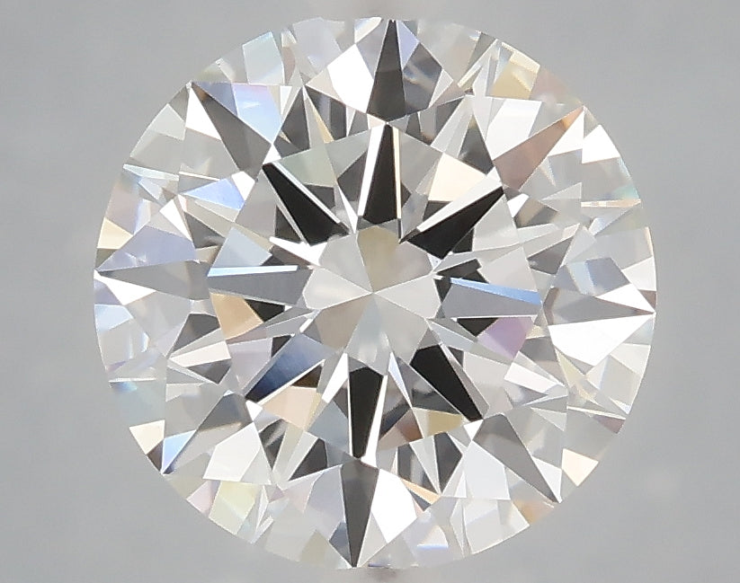 3.05 carat round lab grown diamond E color VS1 clarity
