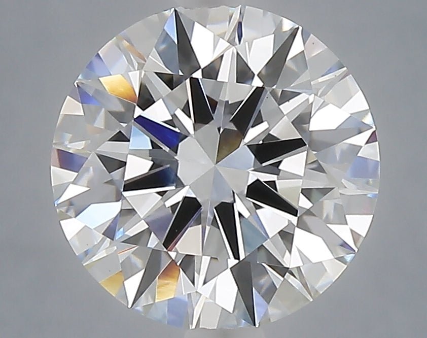 3.09 carat round lab grown diamond E color VS1 clarity