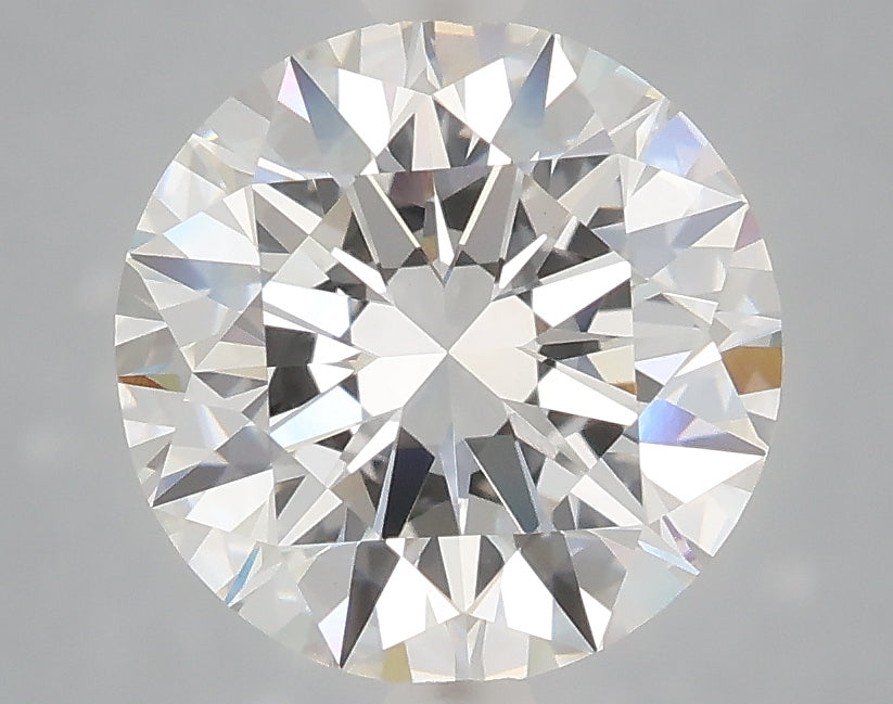 3.06 carat round lab grown diamond E color VS1 clarity