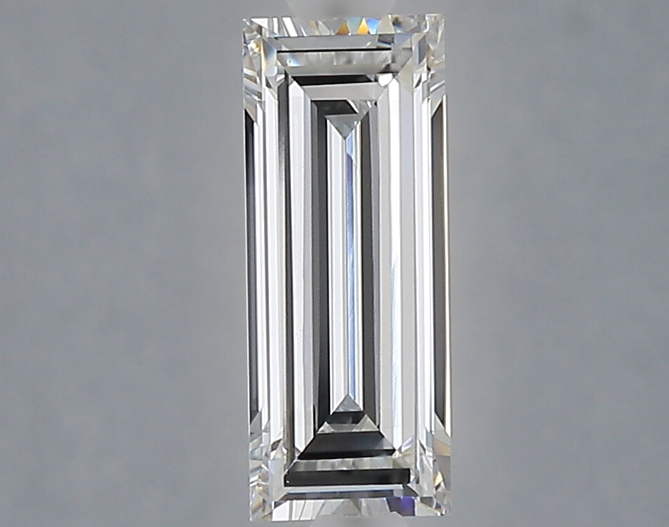 1.02 carat baguette lab grown diamond E color VVS2 clarity