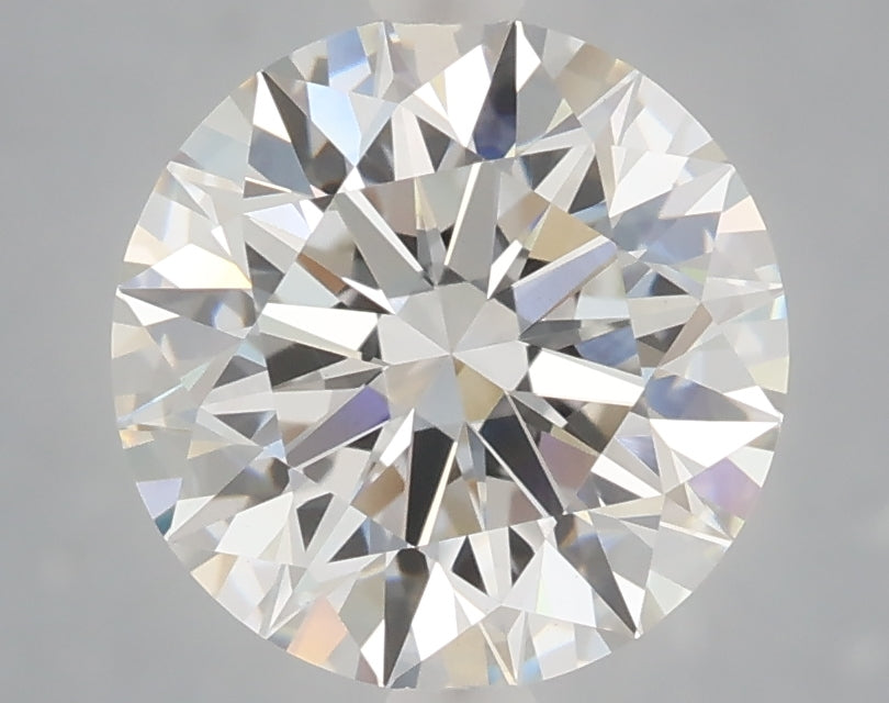 3.08 carat round lab grown diamond E color VS1 clarity