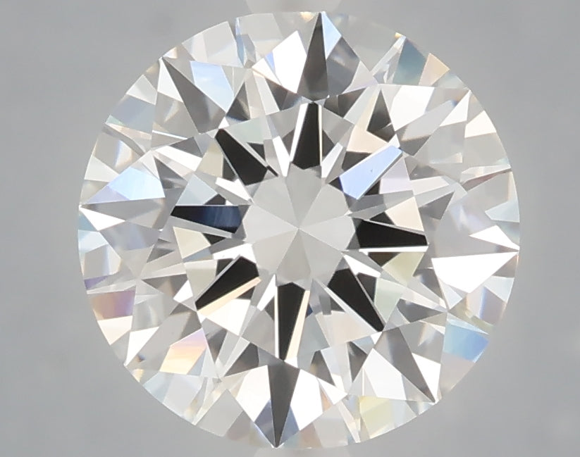 3.08 carat round lab grown diamond E color VVS2 clarity