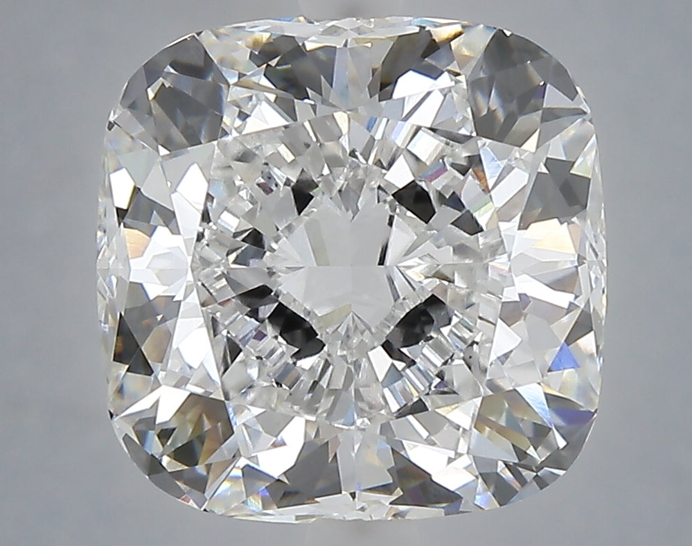 6.10 carat cushion lab grown diamond E color VS1 clarity