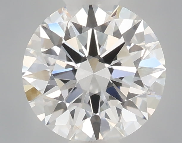 0.52 carat round lab grown diamond D color VVS1 clarity