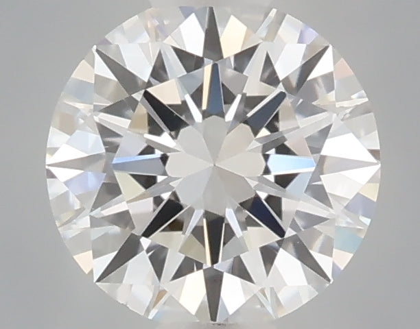 0.52 carat round lab grown diamond D color VVS2 clarity