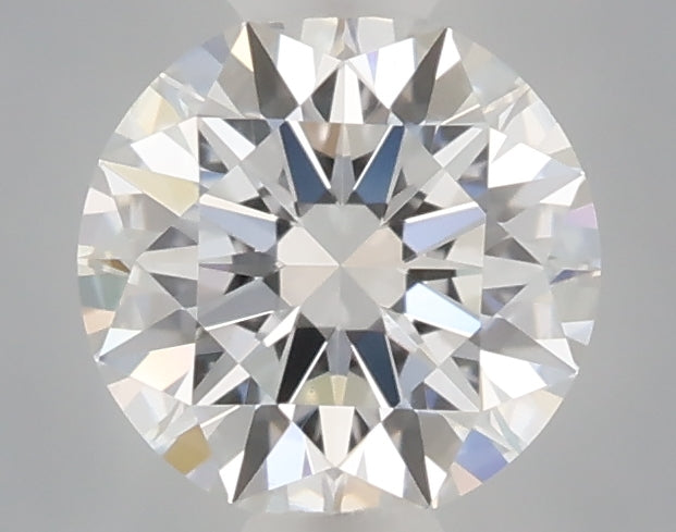 0.53 carat round lab grown diamond D color VVS2 clarity