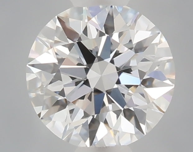 0.53 carat round lab grown diamond D color VVS2 clarity