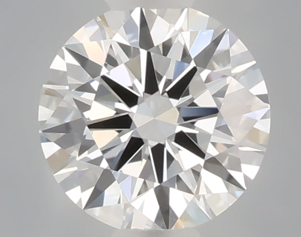 0.51 carat round lab grown diamond D color VVS1 clarity
