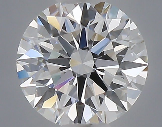 0.51 carat round lab grown diamond D color VVS2 clarity