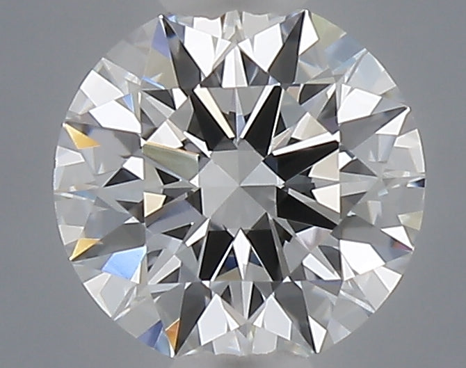 0.53 carat round lab grown diamond E color VVS2 clarity